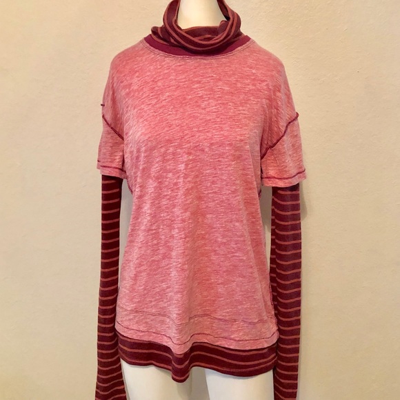 Free people Piper Twofer Long Sleeve Sz Medium - Picture 3 of 7